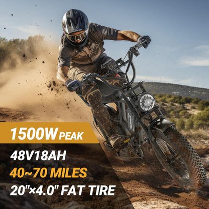 TorqueBeast 1500™ Electric Bike