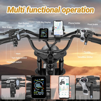 TorqueBeast 1500™ Electric Bike